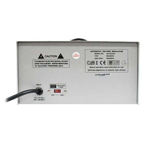 REGULADOR DE VOLTAJE 2000W - DESC