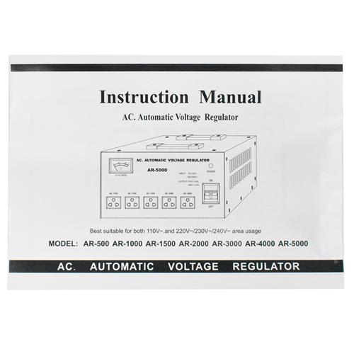 REGULADOR DE VOLTAJE 2000W - DESC