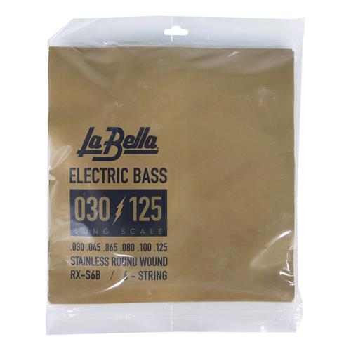 CUERDAS PARA BAJO ELECTRICO  6 CUERDAS 30-125 RX SERIES STAINLESS