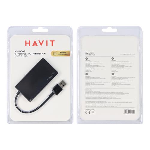 CONCENTRADOR HUB C/4 USB 3.0 - DESC