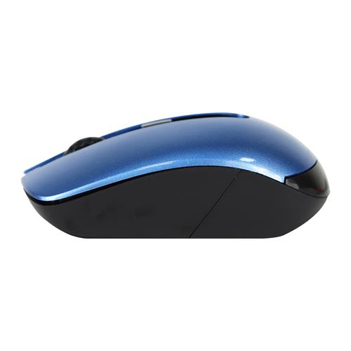 MOUSE INALAMBRICO 2.4G C/NANO RECEPTOR AZUL