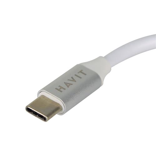 CONCENTRADOR HUB TIPO-C C/3 USB 2.0 + 1 USB 3.0