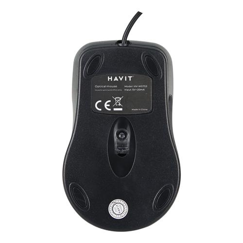 MOUSE OPTICO USB C/SCROLL NEGRO