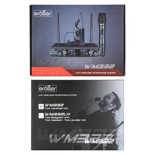 MICROFONO INALAMBRICO DOBLE UHF