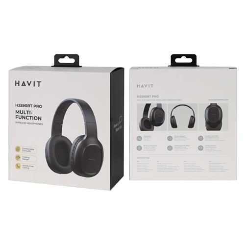 AUDIFONO MP3 BLUETOOTH/FM/MICRO SD NEGRO - DESC
