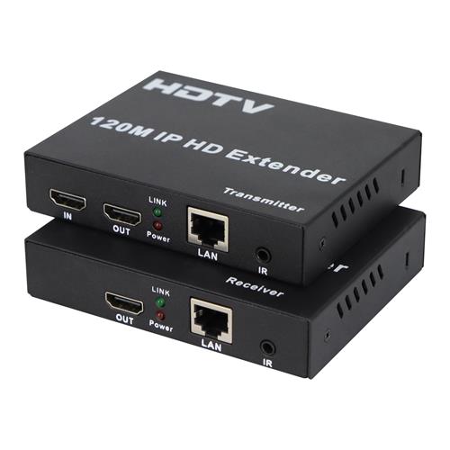 EXTENSION HDMI LAN CAT5E/CAT6 120MT