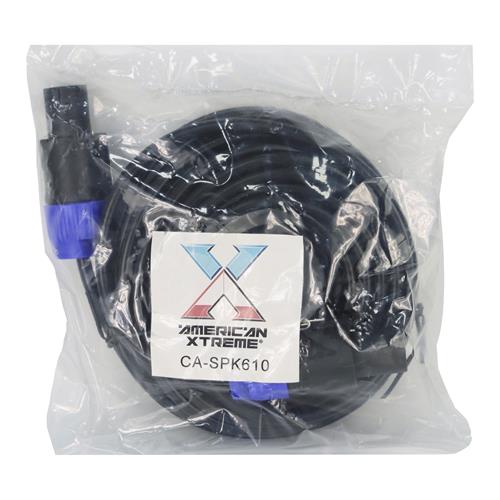 CABLE PARA PARLANTE 1 PLUG SPEAKON X 1 PLUG SPEAKON 10MT