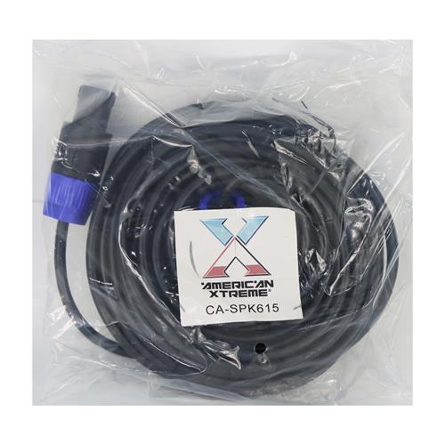 CABLE PARA PARLANTE 1 PLUG SPEAKON X 1 PLUG SPEAKON 15MT