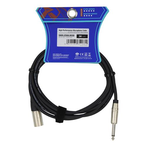 CABLE PARA MICROFONO 1 PLUG 6.3 MN X 1 PLUG CANON 3MT (REEMPLAZA A SMXJ250L3)