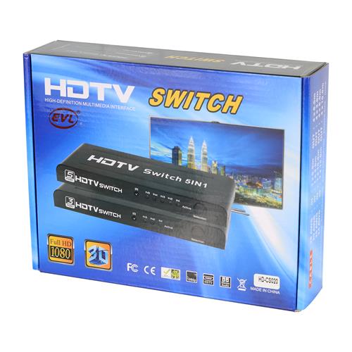 SWITCH HDMI 1 X 5 ENTRADAS