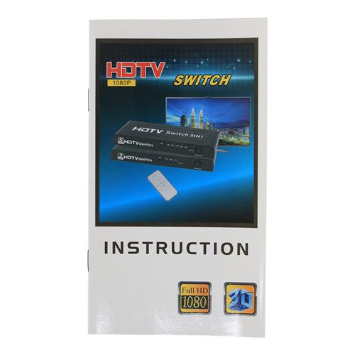 SWITCH HDMI 1 X 5 ENTRADAS