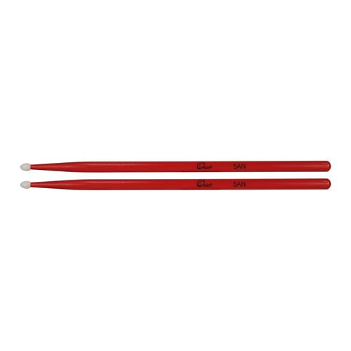 BAQUETA 5A ARCE PUNTA DE NYLON ROJO X 2P