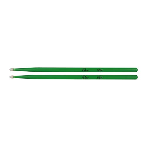 BAQUETA 5B ARCE PUNTA DE NYLON VERDE X 2P