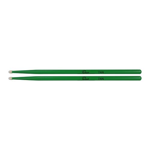 BAQUETA 7A ARCE PUNTA DE NYLON VERDE X 2P