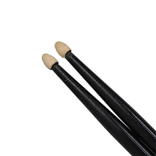 BAQUETA 5B ARCE PUNTA DE MADERA NEGRO X 2P
