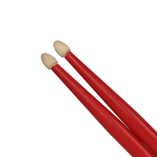 BAQUETA 5B ARCE PUNTA DE MADERA ROJO X 2P