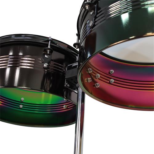 TIMBAL 14_15 PULGADAS CON CAMPANA NEGRO NIQUELADO