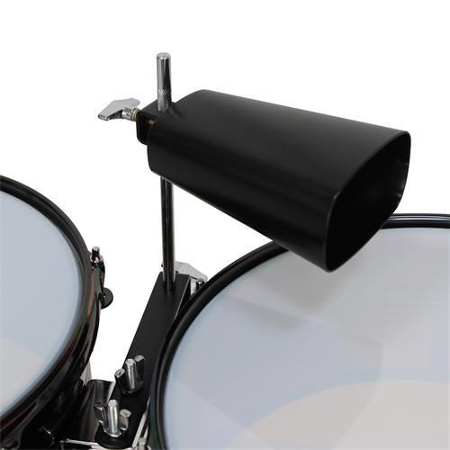 TIMBAL 14_15 PULGADAS CON CAMPANA NEGRO NIQUELADO