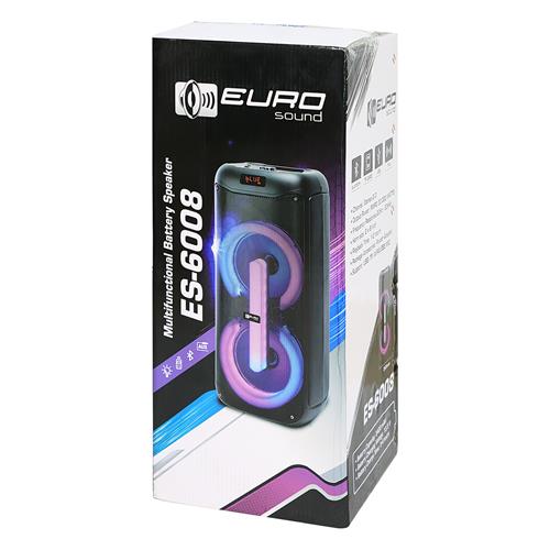 CAJA AMPLIFICADA PORTATIL 2X8 USB/BT/SD/AUX 30.000W CON LED - DIST