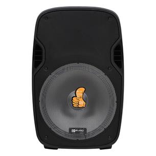 CAJA AMPLIFICADA PORTATIL 15 PULGADAS USB/BT/SD 60.000W CON PEDESTAL Y MICROFONO - DIST