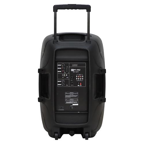 CAJA AMPLIFICADA PORTATIL 15 PULGADAS USB/BT/SD 60.000W CON PEDESTAL Y MICROFONO - DIST