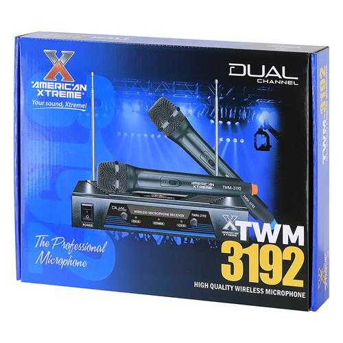 MICROFONO INALAMBRICO SEMI-PROFESIONAL DOBLE VHF