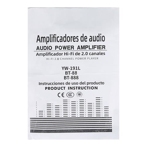 AMPLIFICADOR MINI USB/SD/FM/BLT 200W 2CH - DESC
