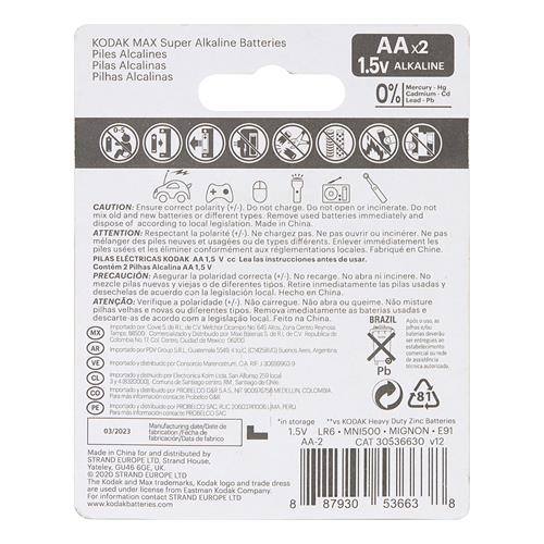 PILA AA SUPER ALCALINA BLISTER X 2P - CLA