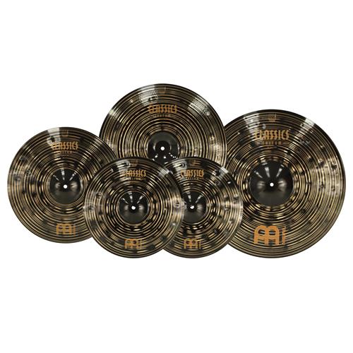 SET DE PLATILLOS CLASSICS CUSTOM DARK HIHAT14(2)_CRASH16_CHINA18_RIDE20