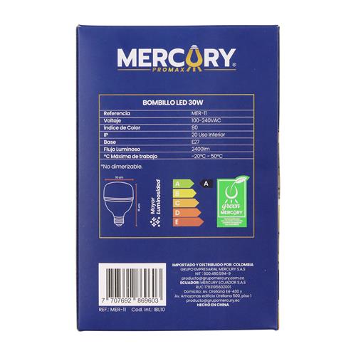 FOCO LED 30W E27 6500K - DIST