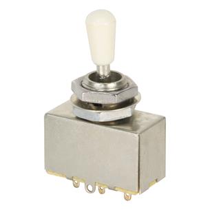 SWITCH CUADRADO PARA GUITARRA 3 WAY-4 PIN CABEZA BEIGE - DESC
