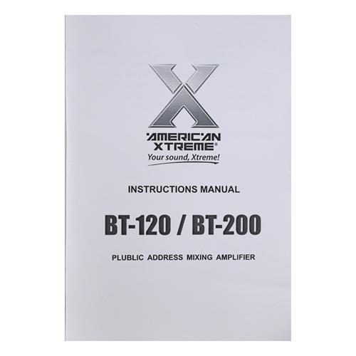 AMPLIFICADOR PERIFONEO USB/SD/FM/BLT 120W