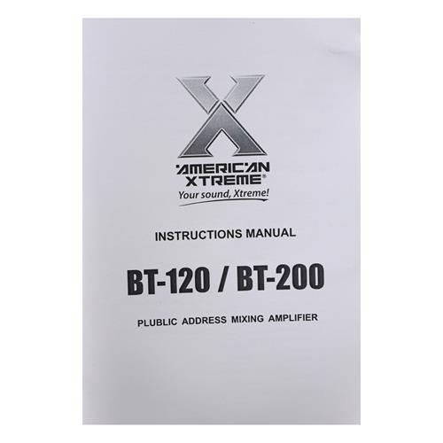 AMPLIFICADOR PERIFONEO USB/SD/FM/BLUETOOTH 200W