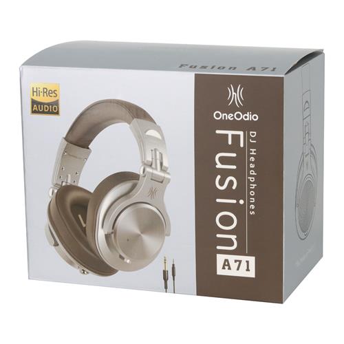 AUDIFONO PARA DJ GRANDE C/MIC PLATEADO/KHAKI