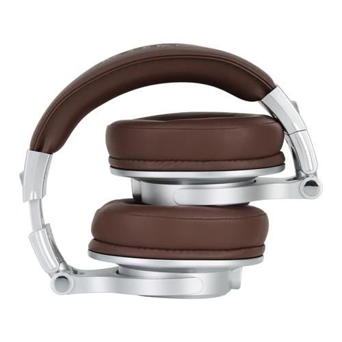 AUDIFONO PARA DJ GRANDE C/MIC PLATEADO/KHAKI