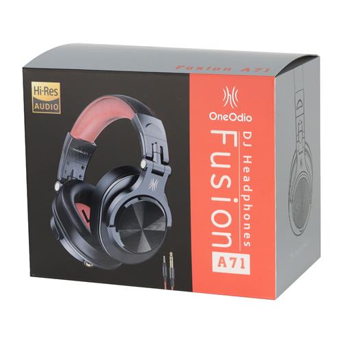 AUDIFONO PARA DJ GRANDE C/MIC ROJO