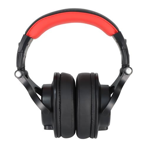 AUDIFONO PARA DJ GRANDE C/MIC ROJO