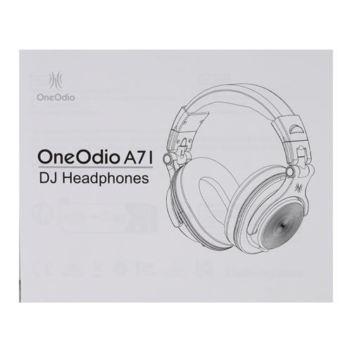 AUDIFONO PARA DJ GRANDE C/MIC ROJO