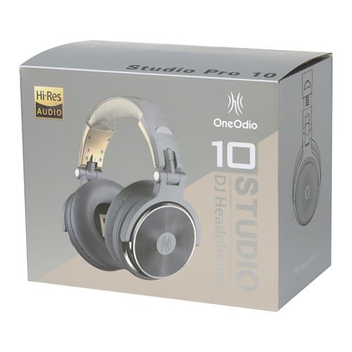AUDIFONO PARA DJ ESTUDIO PROFESIONAL GRIS