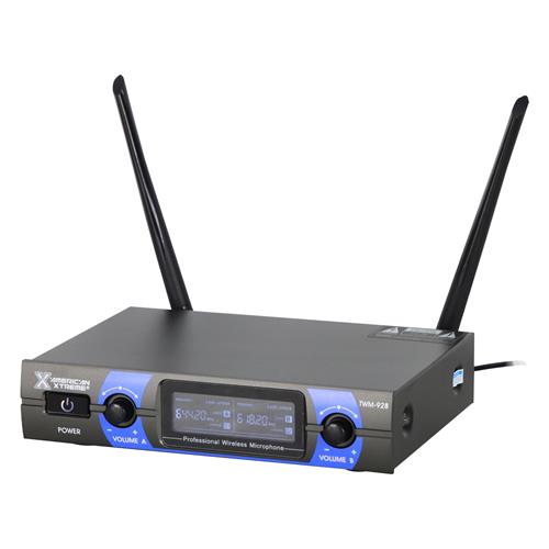 MICROFONO INALAMBRICO DOBLE UHF PERFORMANCE CON BATERIA RECARGABLE
