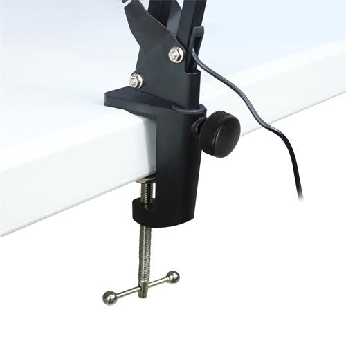 LUPA CON LAMPARA LED DE MESA BRAZO EXTENSIBLE