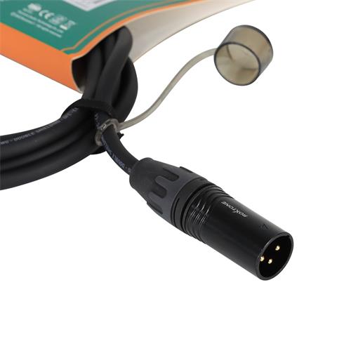 CABLE PARA MICROFONO PROFESIONAL 1 PLUG CANON X 1 JACK CANON 5MT