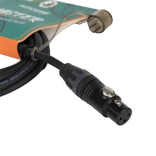 CABLE PARA MICROFONO PROFESIONAL 1 PLUG CANON X 1 JACK CANON 10MT