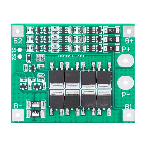 MODULO DE CARGA BATERIAS LITIO BMS 3S 25A