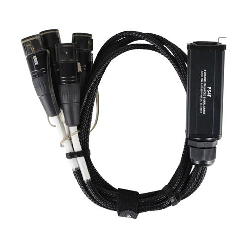 ADPTADOR SPLITTER 4 JACK XLR X RJ45 CON CABLE