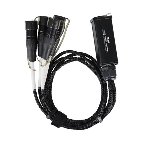 ADPTADOR SPLITTER 4 PLUG XLR X RJ45 CON CABLE
