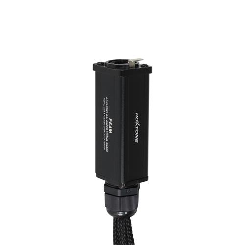 ADPTADOR SPLITTER 4 PLUG XLR X RJ45 CON CABLE