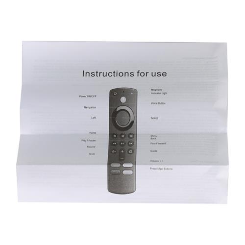 CONTROL REMOTO PARA FIRE TV STICK 3ERA GENERACION