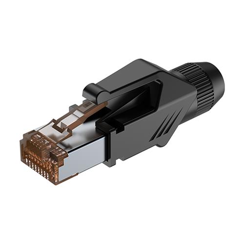 CONECTOR DE RED RJ45 CAT. 5E CON CARCASA PROTECTORA