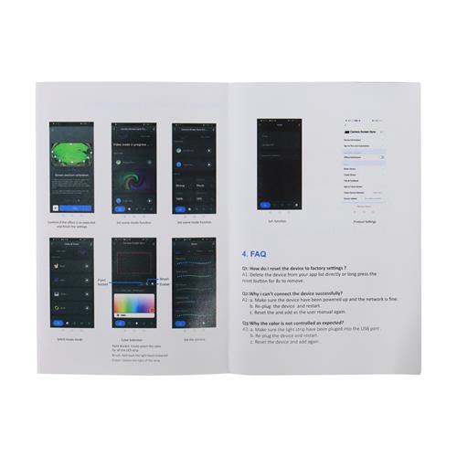 LUCES LED SMART INMERSIVAS PARA TV CON CAMARA/APP